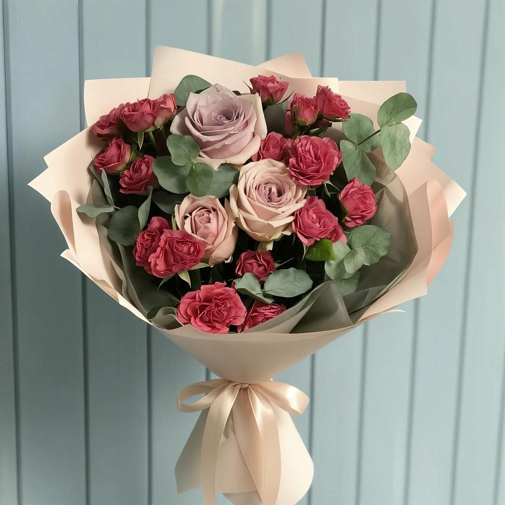 Букет цветов из: Гвоздики и Розы в Велижи