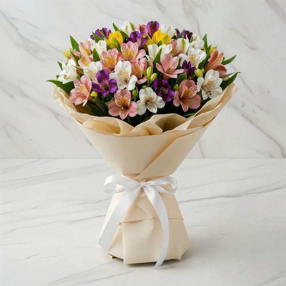 Букет цветов из: Альстромерии в Велижи