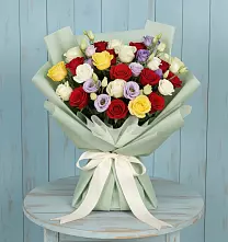 Букет цветов из:  Розы #REPLACE_PRED# Велижи