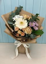 Букет цветов из:  Герберы и Хризантемы в Велижи