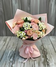 Букет цветов из:  Гвоздики, Розы и Хризантемы в Велижи