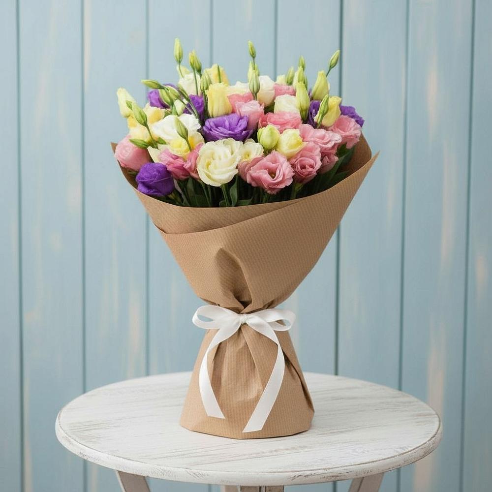 Букет цветов из: Лизиантусы в Велижи