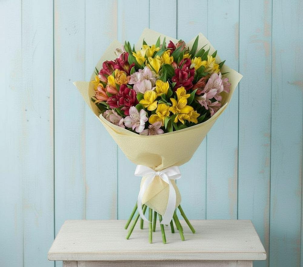 Букет цветов из: Альстромерии в Велижи