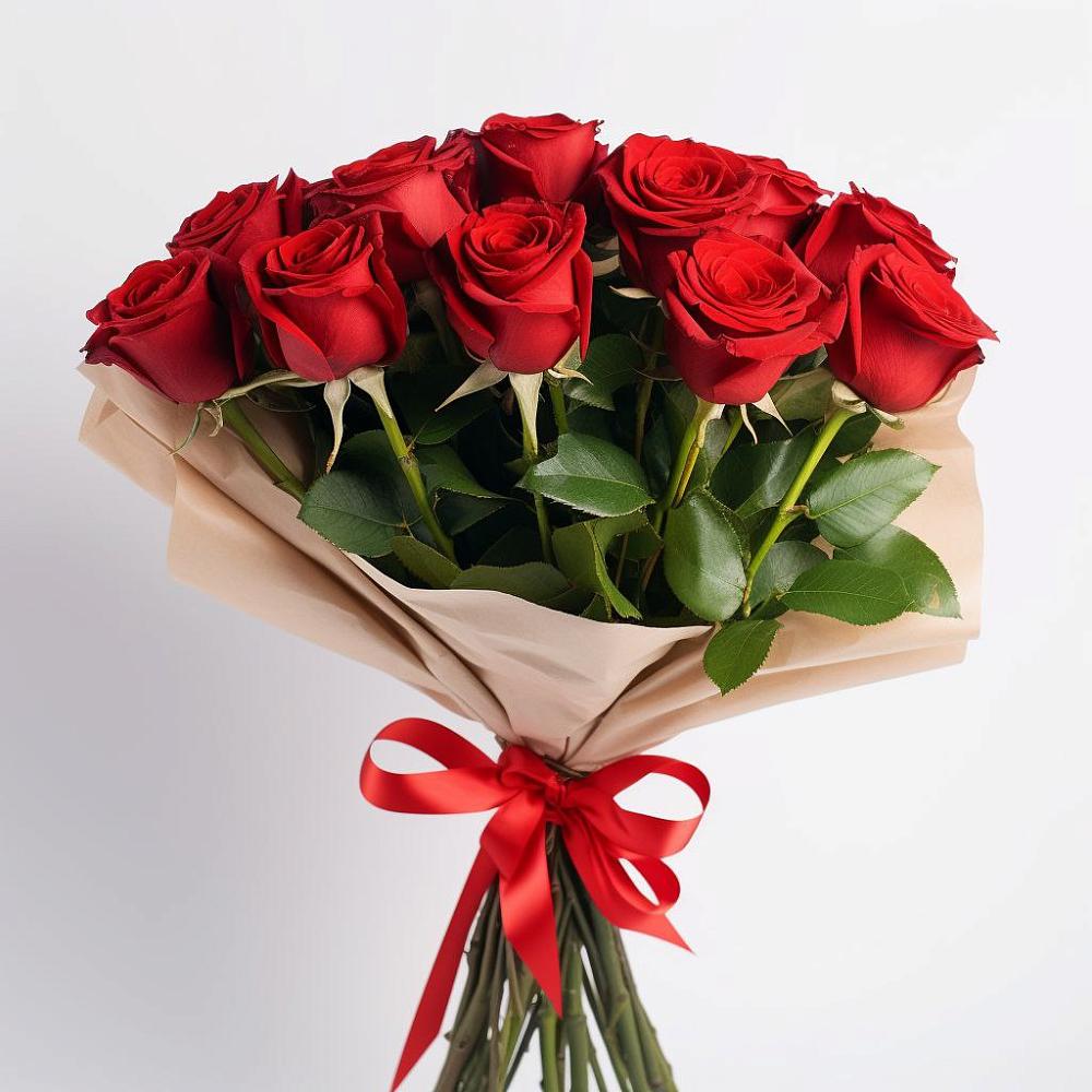 Букет 11 Красных роз Эдлесс Лав в Велижи
