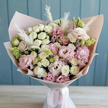 Букет цветов из:  Альстромерии и Розы в Велижи
